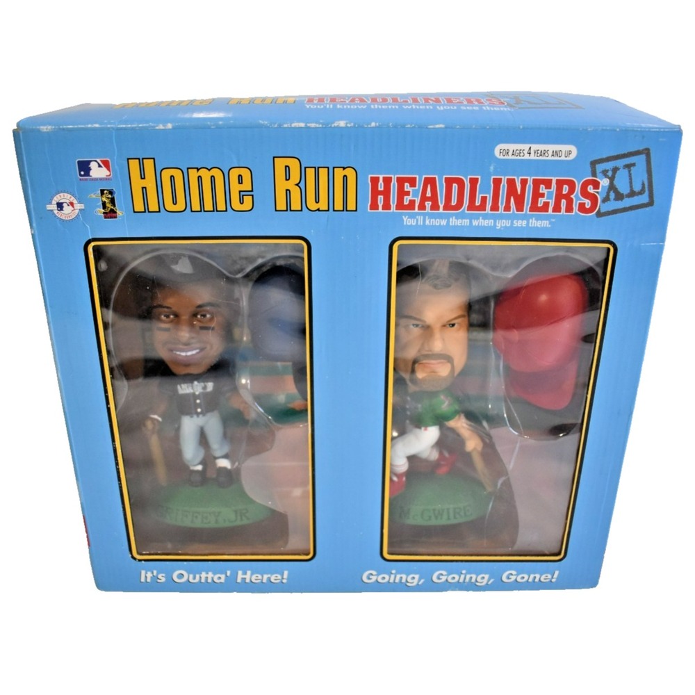 Home Run Headliners 1998 Ken Griffey Jr Mark McGwire XL Limited Ed Toy 38453